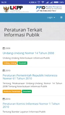 PPID LKPP android App screenshot 1