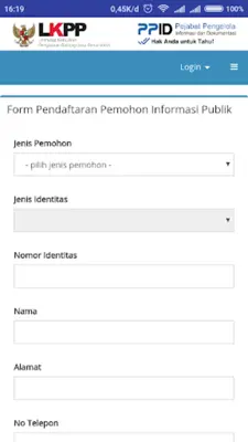 PPID LKPP android App screenshot 2